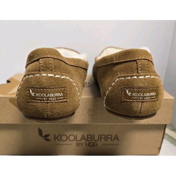 Koolaburra by UGG Women's Lezly Slipper Shoes 1020389W/CHE Brown Leather Sz8 New - Picture 3 of 8